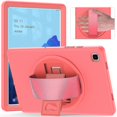 thumbnail image 4 of Coral Red Case For Samsung Tab A7 10.4 Inch T500 With Hand Strap, Adjustable Stand, 4 of 5