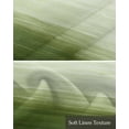 thumbnail image 6 of Green Kitchen Valances for Windows Farmhouse Linen Window Valance Curtain for Living Room Window Treatment Ombre Modern Oil Painting Aesthetics Abstract Art Valance Rod Pocket Topper, 54 x 18 Inch, 6 of 6