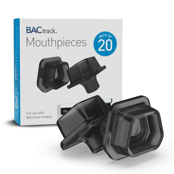 BACtrack C-Series Breathalyzer Mouthpieces (20 Count) | Compatible with BACtrack C6 and C8 Breath Alcohol Testers | Not Compatible with BACtrack Mobile Smartphone Breathalyzer