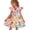 White, variant on Grblisyd Dresses for Girls Back to School Pencil School Bus Print Dress Summer Flutter Sleeve A Line Dresses Outfits 7-8T