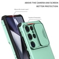 thumbnail image 5 of Decase for Samsung Galaxy S25 Ultra Case with Slide Cover, Silicone TPU Bumper Tough PC Cover with Kickstand, Military Shockproof Protective Phone Case for Samsung S25 Ultra,Lightblue, 5 of 10