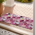 thumbnail image 5 of ERK Corridor Stone Patterned Carpet 3D Pebble Pattern Entrance Mat Slip Washable,50x120cm, 5 of 5