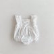 thumbnail image 1 of Body de verano para niñas de 0 a 2 años, ropa bonita para bebés, camisola infantil de manga voladora de encaje, mono dulce de una pieza para niños pequeños, novedad de 2025, 1 of 6