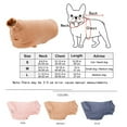 thumbnail image 2 of Autumn and Winter Warm Soft Vest for Small Medium Dog Cat Sweater French Bulldog Dogs Hoodies Puppy Shirts Dog Cat Clothes Pet Products BLUE M, 2 of 8