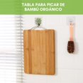 thumbnail image 2 of Tabla para Picar de Cocina de Bambú 34x24 cm, Antideslizante y Resistente, Tabla de Corte Orgánica para Alimentos o Charcutería (2 Piezas), 2 of 7