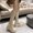Beige, variant on EGNMCR Knee High Boots Women's Fashion Slouchy High-Heels Knee High Boots 8CM Thick Sole Wedge Round-Toe Boots