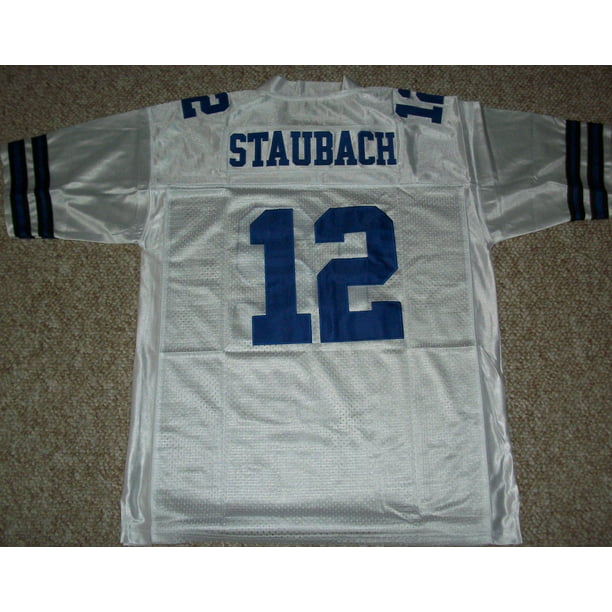 Roger Staubach Jersey #12 Dallas Unsigned Custom Stitched White Football New No Brands/Logos Sizes S-3XL