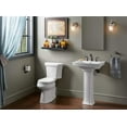 thumbnail image 3 of KOHLER K-2359-8-0 Archer Pedestal Bathroom Sink with 8-Inch Centers, White, 3 of 6
