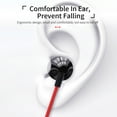 thumbnail image 3 of relayinert Metal Hifi Sounds Earbuds For PC Stable Comfortable To Wear Non-Loosing In-ear Wired Earphone Sports silver 1Set, 3 of 6