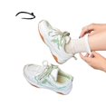 thumbnail image 5 of Willtoo Sneakers For Women Breathable Mesh Lace Up Color Block Lightweight Walking Shoes Non Slip Soft Sole Round Toe Fashion Casual Trainers, 5 of 5