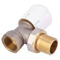 thumbnail image 2 of Válvula termostática de latón tipo curva PPR, rosca macho BSPP, DN20/3/4 pulgadas, válvula especial de calefacción para control preciso de temperatura, 2 of 7