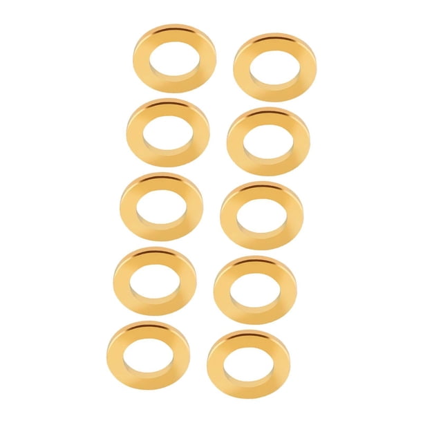 10 juntas para tornillos de placa de cadena y rueda de cadena para bielas de bicicleta de montaña M5 dorado