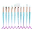 thumbnail image 1 of Kit de pinceles de maquillaje BuyWeek 10 piezas cosméticos, 1 of 14