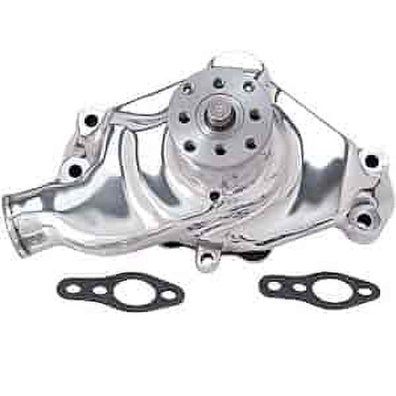 JEGS 51063 Super Duty Aluminum Water Pump 1955-1972 Small Block Chevy (Short Wat