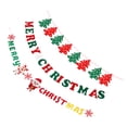 thumbnail image 2 of 3 unids Navidad Banners decorativos banners creativos banners de telón de fondo banderas de cadena, 2 of 5
