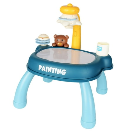 

Child Smart Small Animals Projector Desk With Light & Music Learning Painting Machine Toy 5ML Clearance