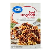 Great Value Beef Stroganoff with Noodles, 10 oz