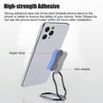 thumbnail image 2 of Phone Ring Holder Finger Kickstand, Foldable Ring Stand, 360 Rotation Ring Cell Phone Back Grip for Magnetic Car Mount Compatible with iPhone 13, Samsung Galaxy, Other Smartphones, Tablets, 2 of 8