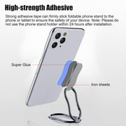 Phone Ring Holder Finger Kickstand, EEEkit Foldable Ring Stand, 360° Rotation Ring Cell Phone Back Grip for Magnetic Car Mount Compatible with iPhone 13, Samsung Galaxy, Other Smartphones, Tablets
