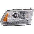 thumbnail image 2 of Evan Fischer Passenger Side Headlight Assembly Compatible with 2013-2018 Ram 1500, 2500, 3500 Chrome Interior With Bulb, 2 of 4