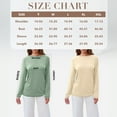 thumbnail image 4 of SUNBS Long Sleeve Shirts for Women Crew Neck Fall Fashion Pullover Casual Tops Clothes, 4 of 9