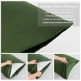 thumbnail image 3 of Ntbay 2 Pack Microfiber Ultra Soft Body Pillowcase with Envelope Closure, Wrinkle, Stain Resistant Body Pillow Cover, 20" x 54", Olive Green (Not Include Body Pillow), 3 of 6
