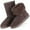 Chocolate, variant on TeqHome Winter Boots for Women Waterproof Snow Boots with Warm Lining Black Artificial Suede Mid-Calf Boots for Women - 7