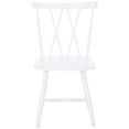 thumbnail image 3 of SAFAVIEH Tayten Classic Wood Solid Dining Bistro Chair, White (Set of 2), 3 of 9
