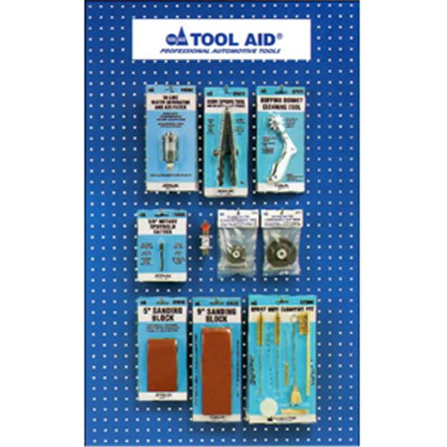 S & G Tool Aid TA71700 Autobody Tool Planogram Display Less Peg Board