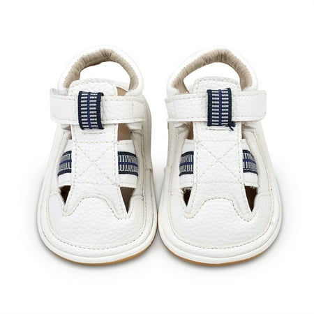 

Infant Baby Boys Sandals Patchwork/Solid Color Anti-Slip Soft Sole Beach Shoes Toddler Prewalker First Walkers Shoes