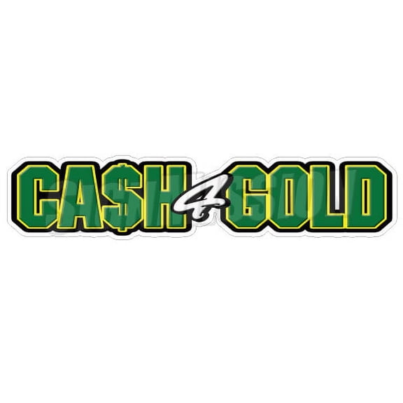 CASH FOR GOLD Window Decal jewelry store sign signs