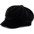 thumbnail image 4 of CoCopeaunts Newsboy Hats for Women Beret Casual Painter Cap Female Solid British Style Autumn Winter Classic Cabbie Hat, 4 of 7
