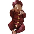 thumbnail image 4 of VIKING GLORY Fall Newborn Baby Boy Girl Long Sleeve Romper Bodysuit Jumpsuit Clothes Outfits, 4 of 4
