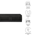 thumbnail image 2 of Vaughn Wall Mount TV Stand in Black, 2 of 10