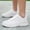 White, variant on 8QIDA Men Sneakers Extra Wide Casual Men Sports Shoes Fashionable Couple Style Simple and Solid Color Thick Bottomed Flat Mesh Breathable and Comfortable All Casual Shoes 10