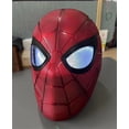 thumbnail image 4 of Guvpev Iron Spider Helmet, Superhero Legends Series 1:1 Collectible Wearable Electronic Mask with Bluetooth Speaker Base, Moving Eyes & LED Lights, Touch & RC, Halloween Superhero Cosplay Prop, 4 of 18