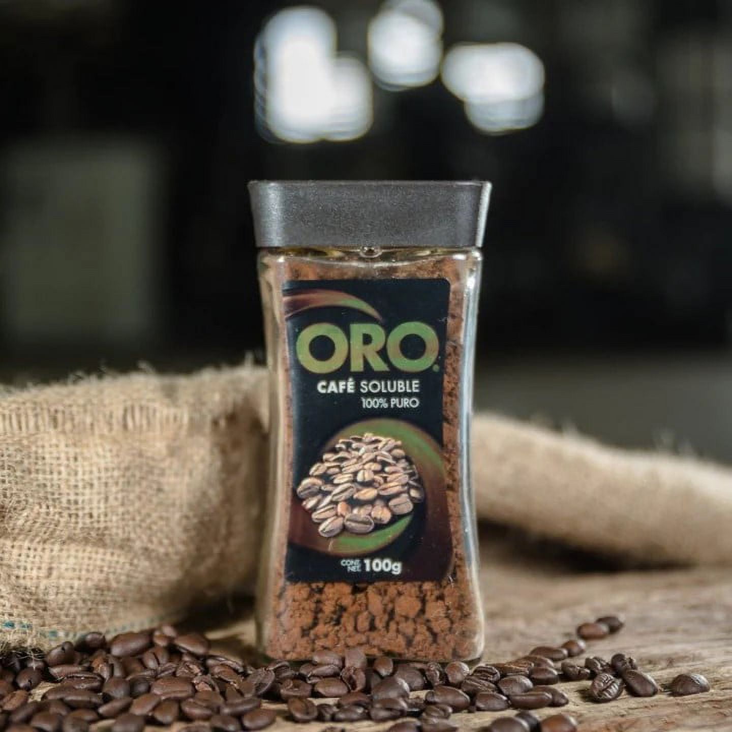 Cafe Oro, Instant Coffee, 100g, Americano, Medium Roast