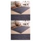 thumbnail image 3 of Naiovety Tapete decorativo de felpa para puerta, alfombra rectangular de Color sólido de estilo moderno para pasillo, sala de estar, apartamento, Gris plateado 50x80cm 2piezas Naiovety CBP039101, 3 of 5