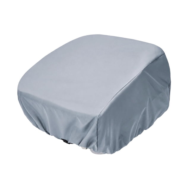2 fundas plegables para asientos de barco, protección duradera de primera calidad, prácticas y fáciles de usar. Gris