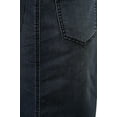 thumbnail image 3 of earl jeans new blue women's 8 braided trim straight pencil denim skirt, 3 of 3