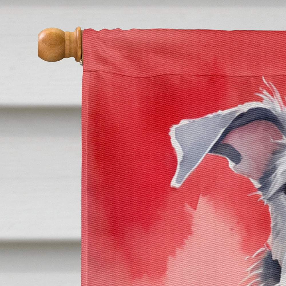 Scottish Deerhound My Valentine House Flag 28 in x 40 in