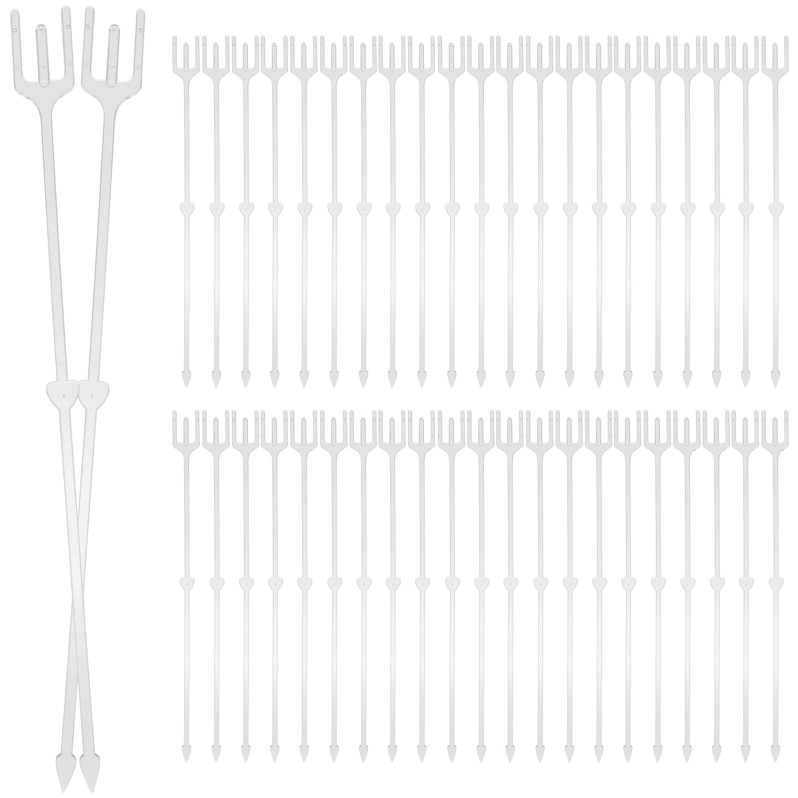 1 Bag of Practical Bouquet Greeting Card Clip Diy Floral Gift Wrapping