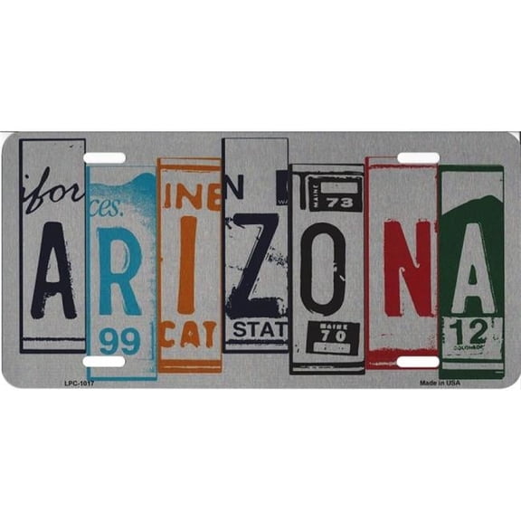 Arizona Cut Style License Plate