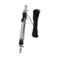 thumbnail image 3 of segolike Rope Pulley Hoist Block and Tackle Sturdy Labor Saving Professional Portable Lifting Heavy Objects Rope Hoisting for Building , 3 Wheel and 15m Rope, 3 of 9