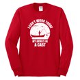 thumbnail image 2 of Wild Bobby,I Can't Work Today My Arm is in Cast, Father's Day, Men Long Sleeve Shirt, Red, X-Large, 2 of 3