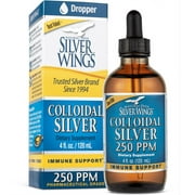 Natural Path Silver Wings Colloidal Silver Dropper 250 ppm 4 fl oz Liq