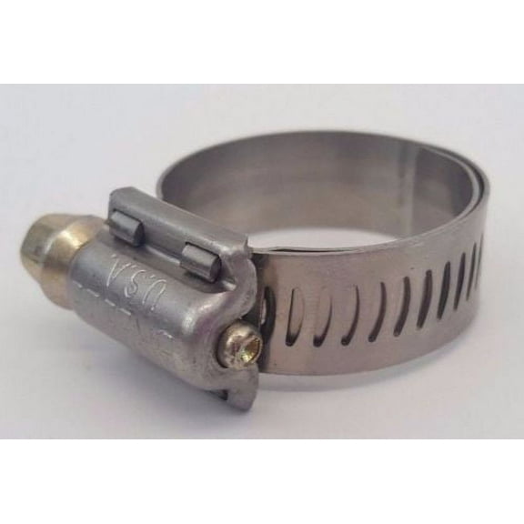 10 Pack Breeze 9208 Aero-Seal Liner Clamps with Plated Screw Effective Diameter Range: 1/2" - 29/32" (13mm - 23mm)