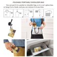 thumbnail image 5 of Large Capacity Print Tote Bag,Lightweight Portable Foldable Shopping Bag A Capybara and A Water Buffalo, 5 of 6