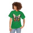 thumbnail image 3 of Unisex Heavy Cotton Abstract Butterfly Bio Punk T-Shirt 002, 3 of 5