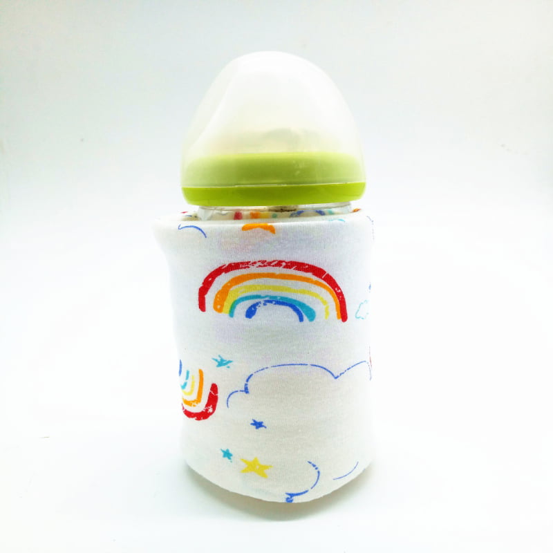 Silicone Glass Baby Feeding Bottle Cover Bottle Sleeve Protect Insulation S 